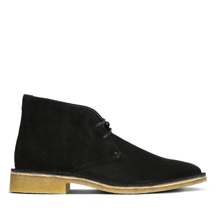 Clarks Friya Desert - Black Suede - Womens 8.5