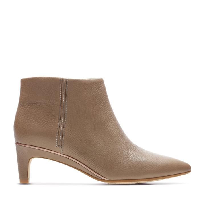 Clarks Ellis Eden - Taupe Leather - Womens 10