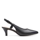 Clarks Linvale Loop - Black Leather - Womens 6