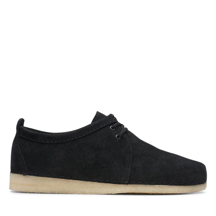 Clarks Ashton - Black Suede - Mens 9.5