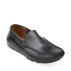 Clarks Ashmont Race In Black Smooth Leather