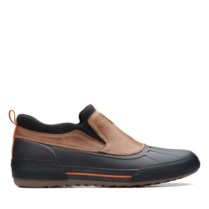 Clarks Bowman Free - Dark Tan Leather - Mens 8