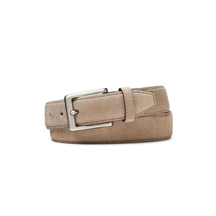 Clarks Suede Belt Ii - Khaki - Mens Accessories 42
