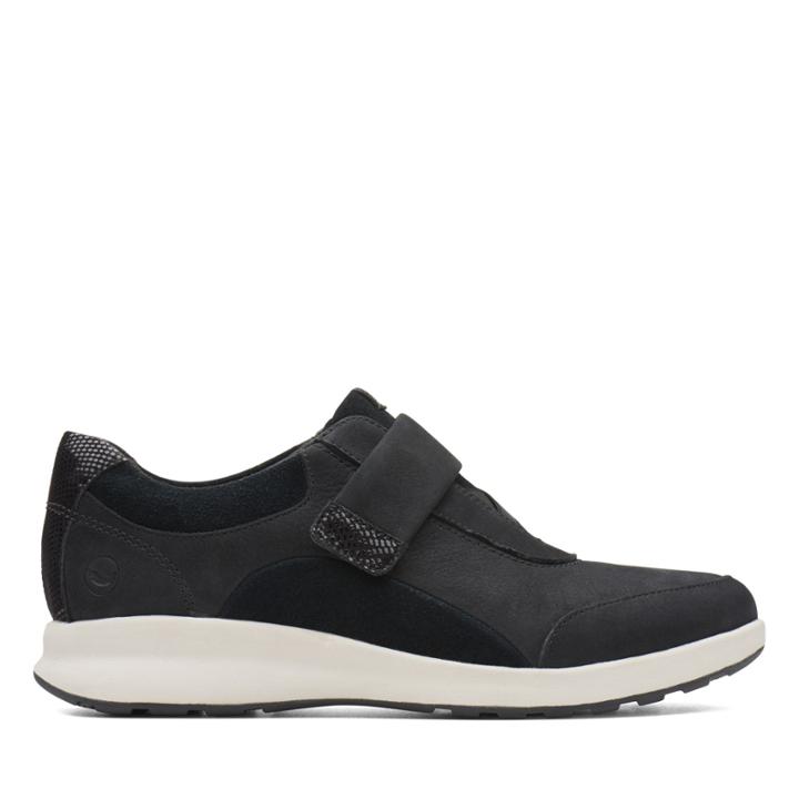 Clarks Un Adorn Lo - Black Combination - Womens 8.5