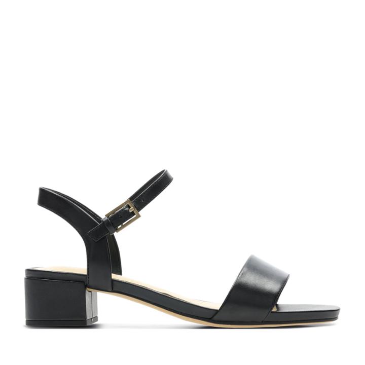 Clarks Orabella Iris - Black Leather - Womens 8