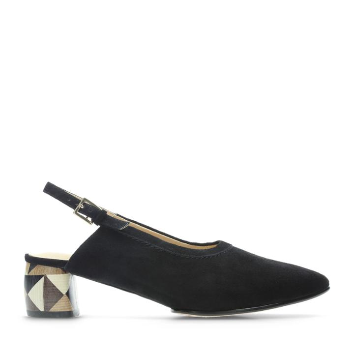 Clarks Grace Amelia - Black Suede - Womens 6