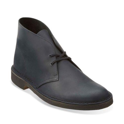 Originals Desert Boot In Black Beeswax Leather