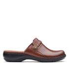 Clarks Leisa Carly - Dark Tan Leather - Womens 9