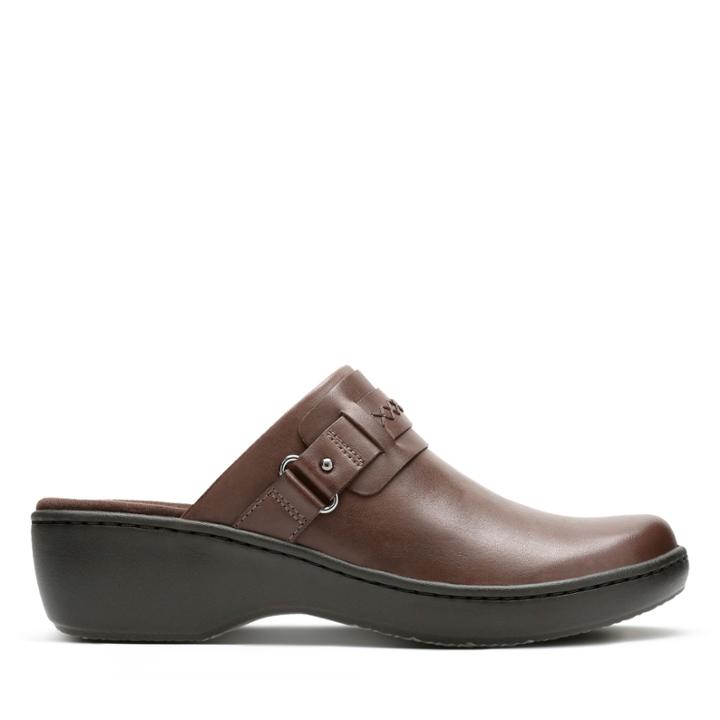 Clarks Delana Amber - Dark Brown Leather - Womens 9