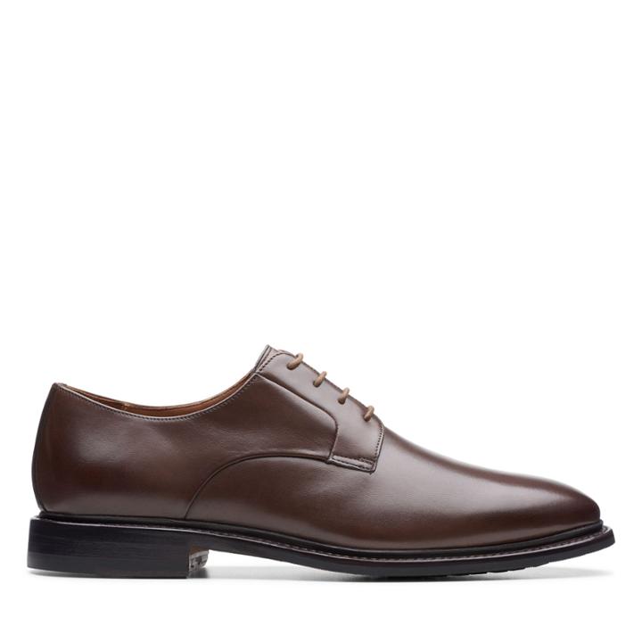 Clarks Bridgeport Low - Brown Leather - Mens 9