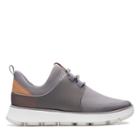 Clarks Soopasft. 01 - Grey Textile - Womens 6.5