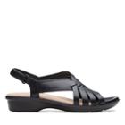 Clarks Loomis Cassey - Black Leather - Womens 11