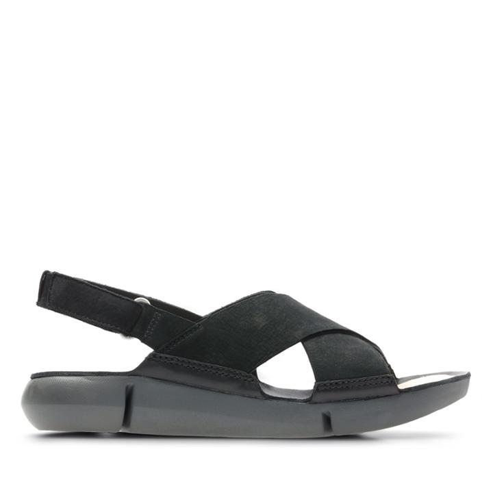 Clarks Tri Chloe - Black Combination Nubuck - Womens 9