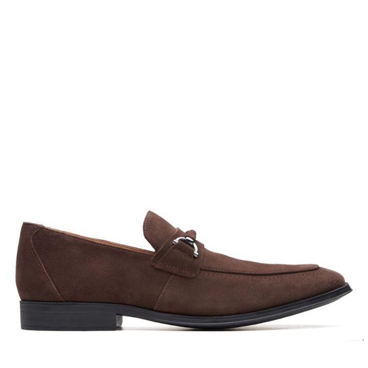 Clarks Gilman Bit - Dark Brown Suede - Mens 13