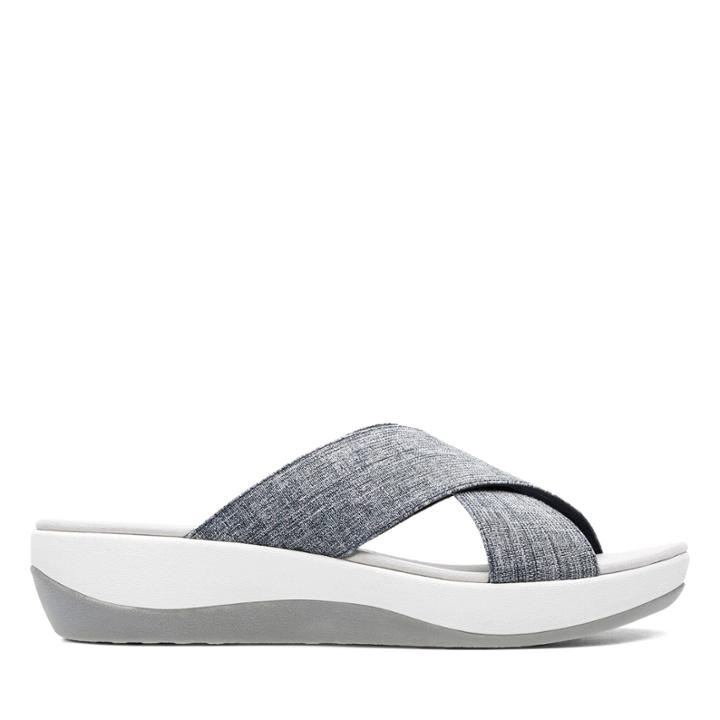 Clarks Arla Elin - Navy Textile - Womens 9