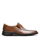 Clarks Escalade Step - Brown Leather - Mens 11.5