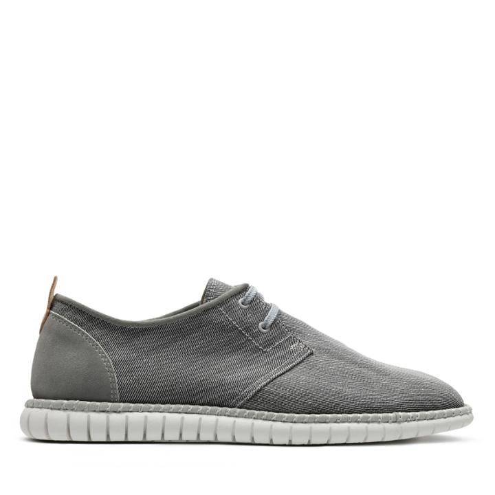 Clarks Mzt Freedom - Grey Canvas - Mens 8