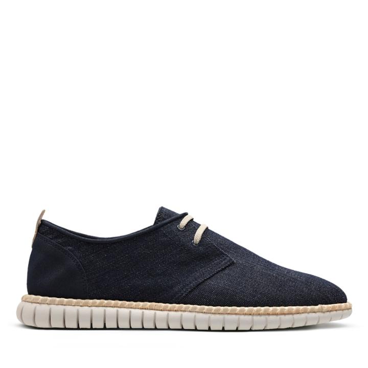 Clarks Mzt Freedom - Navy Canvas - Mens 8