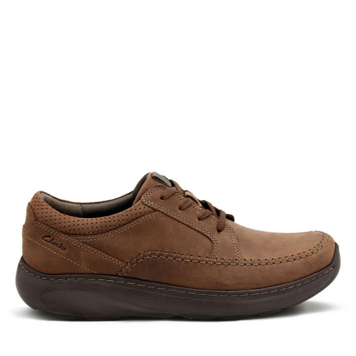 Clarks Charton Vibe - Tobacco Nubuck - Mens 15