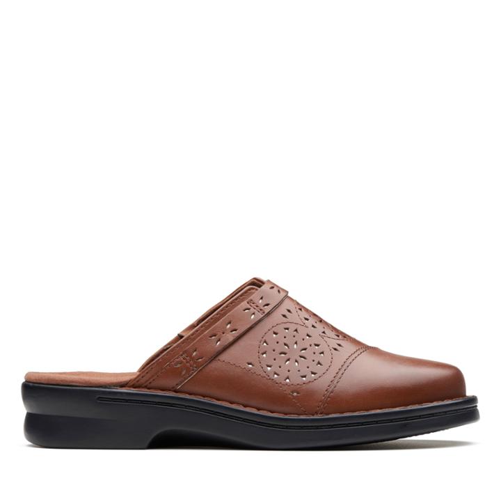 Clarks Patty Renata - Dark Tan Leather - Womens 7