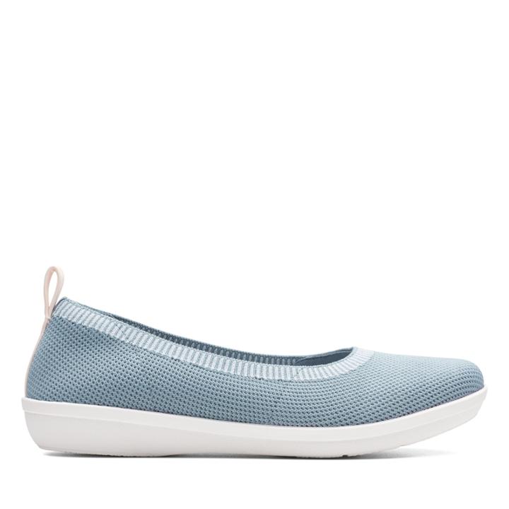 Clarks Ayla Paige - Blue Grey - Womens 6.5