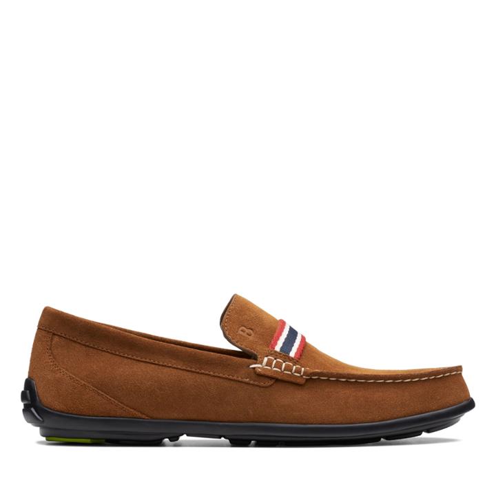 Clarks Grafton Driver - Cola Suede - Mens 9