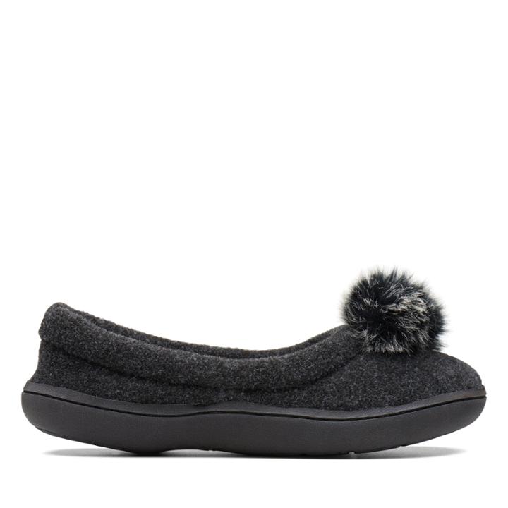 Clarks Fleece Charm - Grey - Womens 5