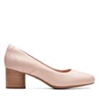 Clarks Un Cosmo Step - Blush Leather - Womens 9