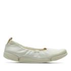 Clarks Tri Adapt - White Leather - Womens 7.5