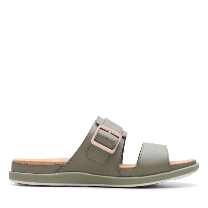 Clarks Step June Tide - Olive - Womens 7.5