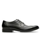 Clarks Garian Wing - Black Leather - Mens 8