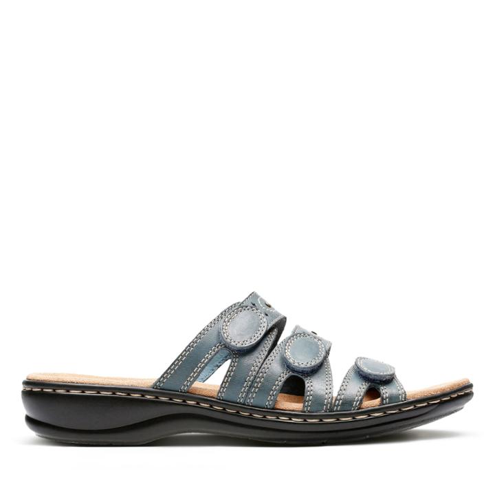 Clarks Leisa Cacti Q - Denim Blue Leather - Womens 7