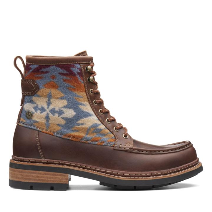 Clarks Ottawa Peak - Dark Tan Combination - Mens 12