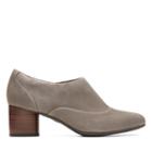 Clarks Un Cosmo Zip - Taupe Suede - Womens 9.5