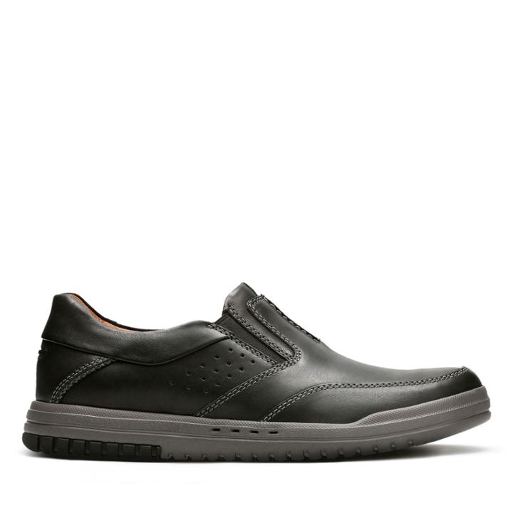 Clarks Unrhombus Twin - Black Leather - Mens 11