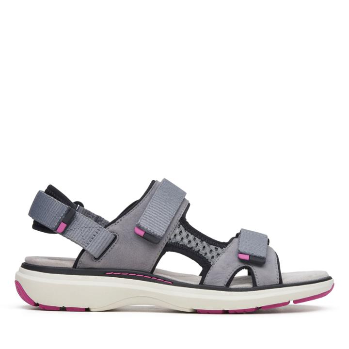 Clarks Un Roam Step - Grey Nubuck - Womens 6