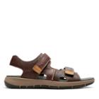 Clarks Brixby Shore - Dark Brown Leather - Mens 8