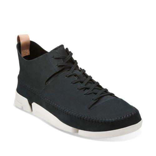 Clarks Trigenic Flex In Black Nubuck