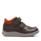 Clarks Cloud Tuktu First - Brown Leather - Childrens 5.5