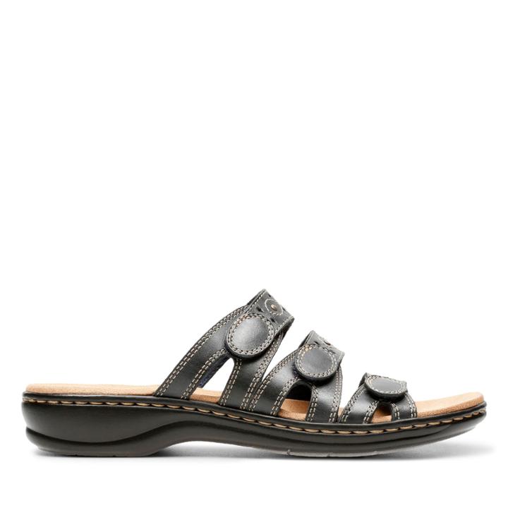 Clarks Leisa Cacti Q - Navy Leather - Womens 7