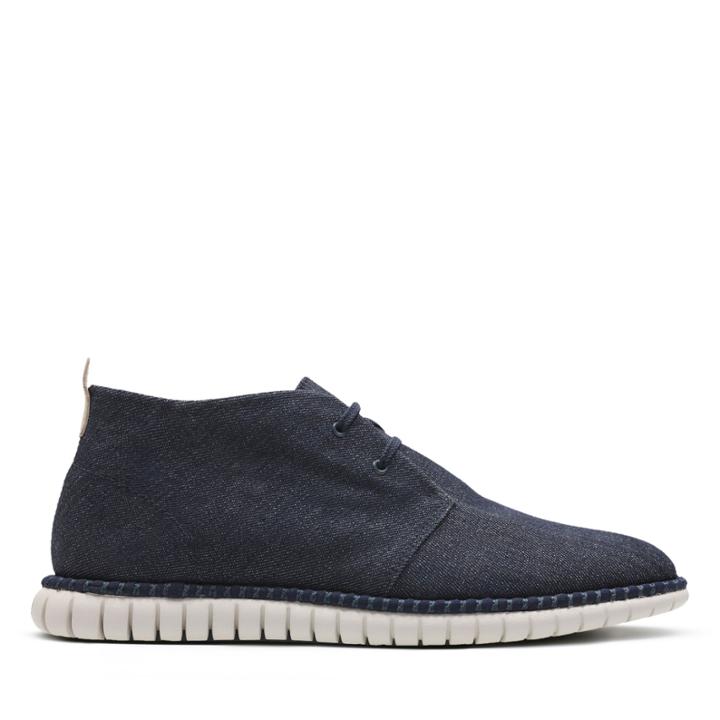 Clarks Mzt Zest - Navy Canvas - Mens 8