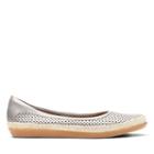 Clarks Danelly Adira - Silver Leather - Womens 8.5