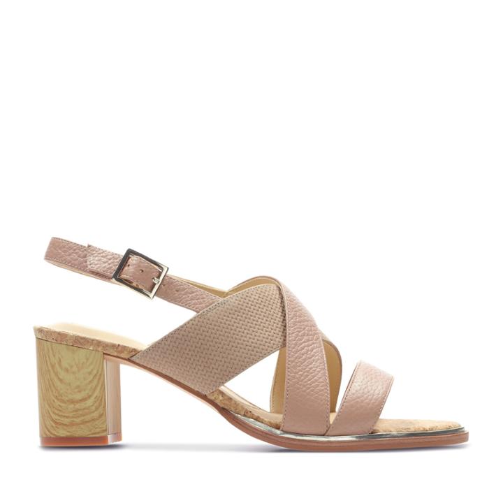 Clarks Ellis Tilda - Praline Leather - Womens 10