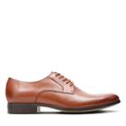 Clarks Conwell Plain - Tan Leather - Mens 8