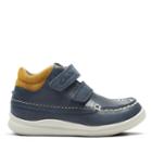 Clarks Cloud Tuktu First - Navy Leather - Childrens 6