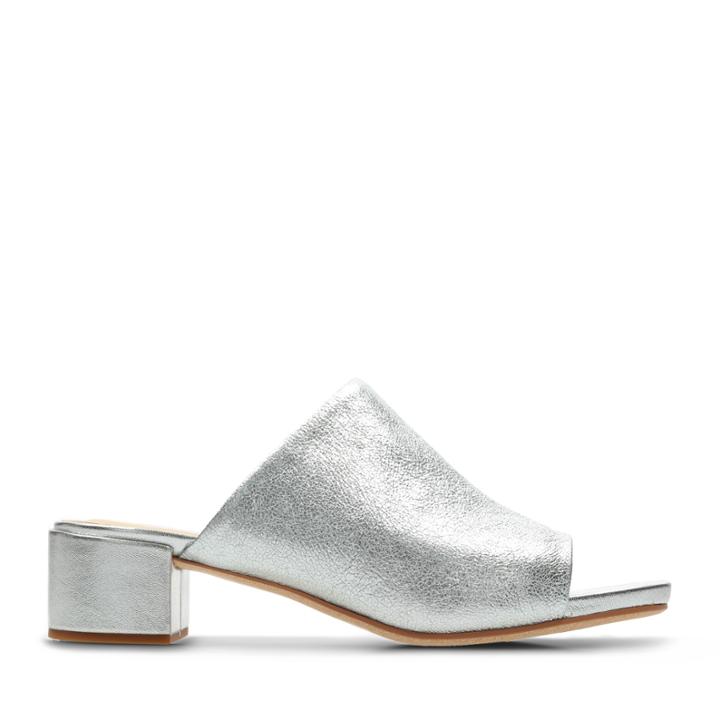 Clarks Orabella Daisy - Silver Leather - Womens 6