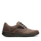 Clarks Unnature Time - Dark Brown Leather - Mens 7