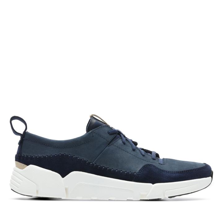 Clarks Tri Active Run - Navy Nubuck - Mens 10.5