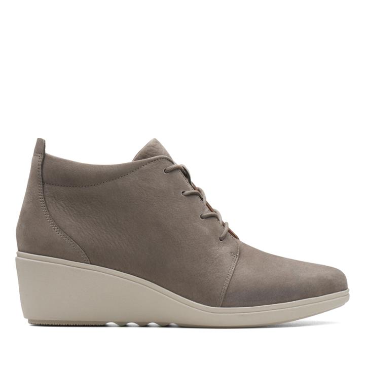 Clarks Un Tallara Eva - Taupe Nubuck - Womens 9