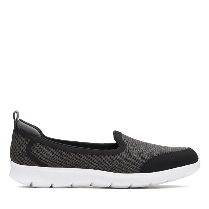 Clarks Step Allena Lo - Dark Grey - Womens 5